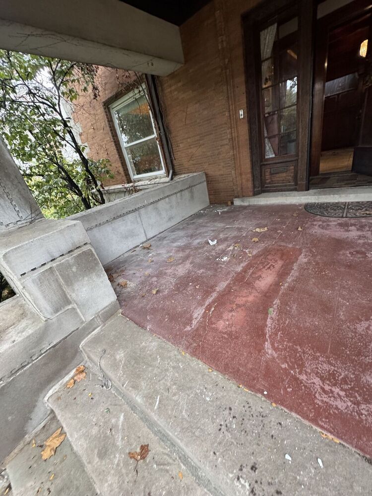 Porch completely cleared after 708 JUNK junk removal